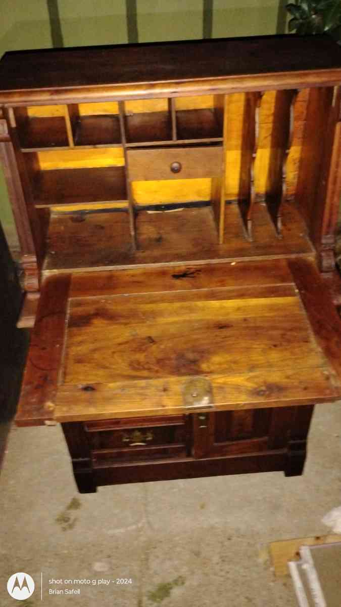 empire desk Eastlake ladies writing secretary desk