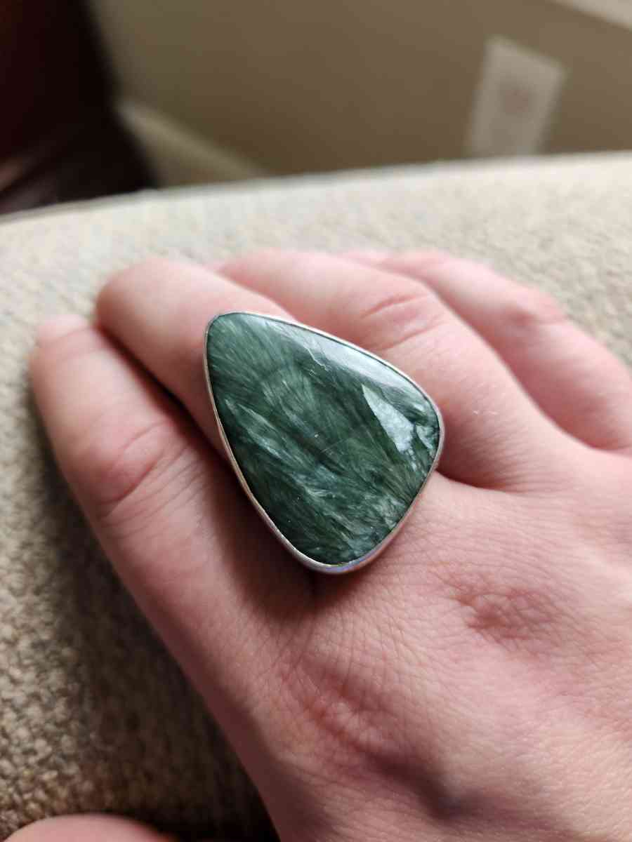 Seraphinite ring