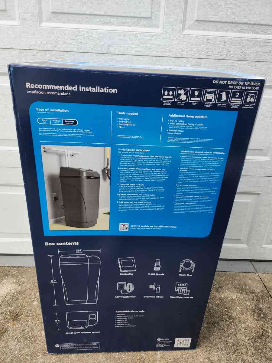 AO Smith Water Softener System