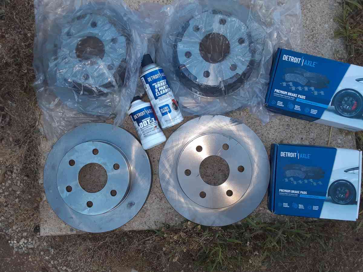 08and up front and back rotorsand brake pads