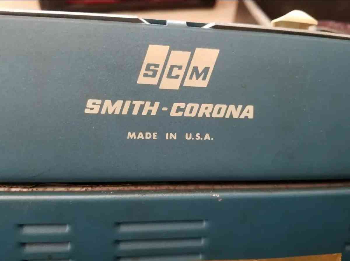 Vintage Blue Smith Corona Coronet Electric typewriter