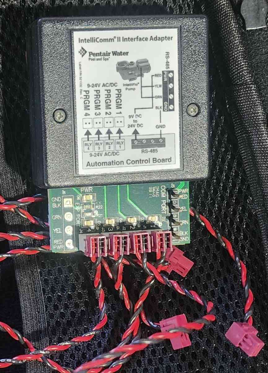 pentair intellicomm 2 interface adapter