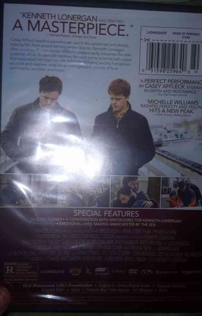 Manchester by the Sea Unopened DVD