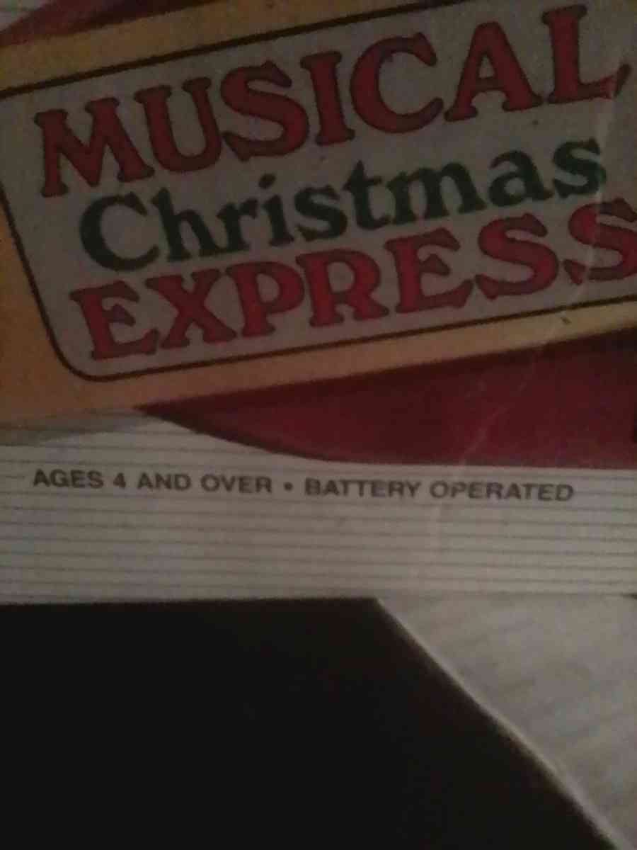 antique train in a box