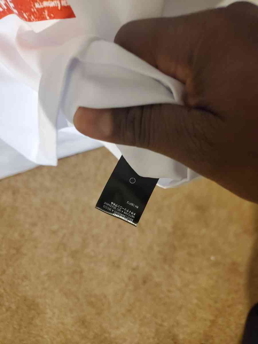 Purple brand graphic design shirt