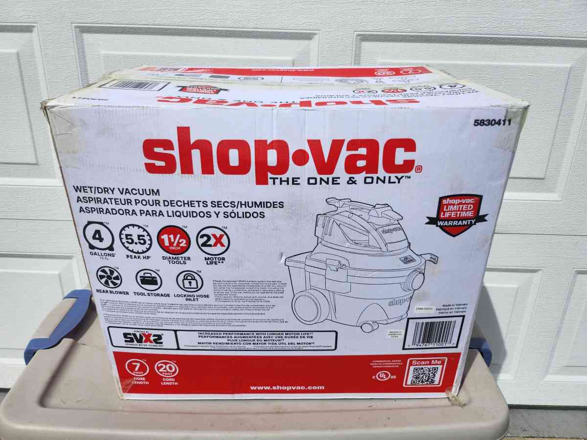 Shop Vac Portable Wet Dry Vacuum