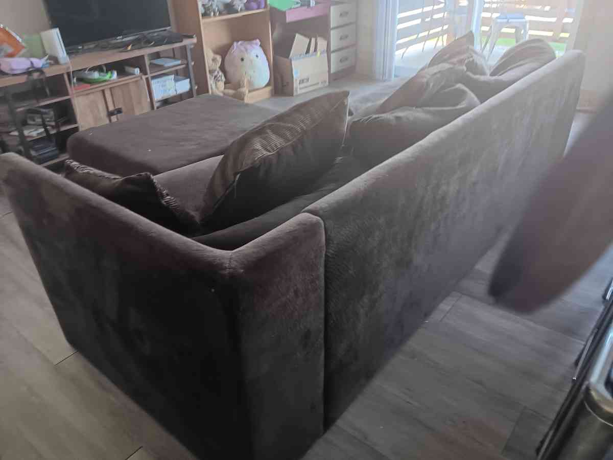 Couch and ottoman