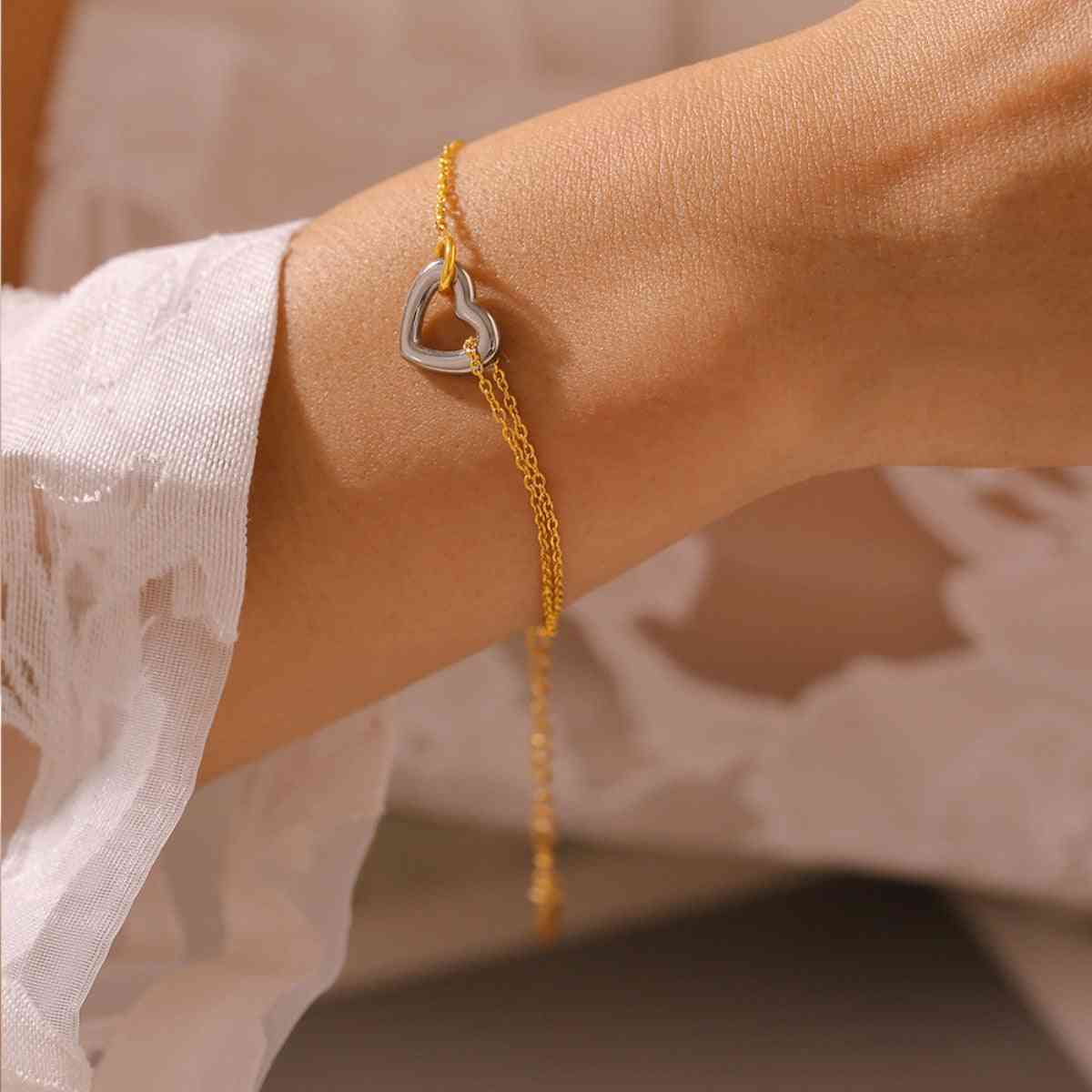Gold Silver Bracelet