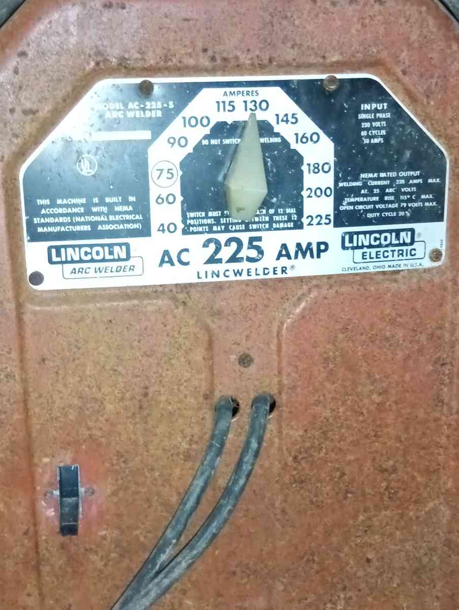Lincoln welder AC 225