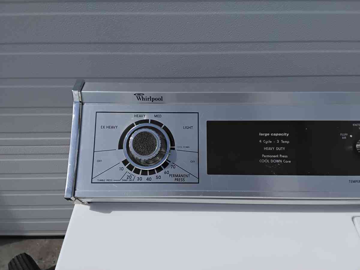 Nice White Whirlpool Gas Dryer OEM Like New