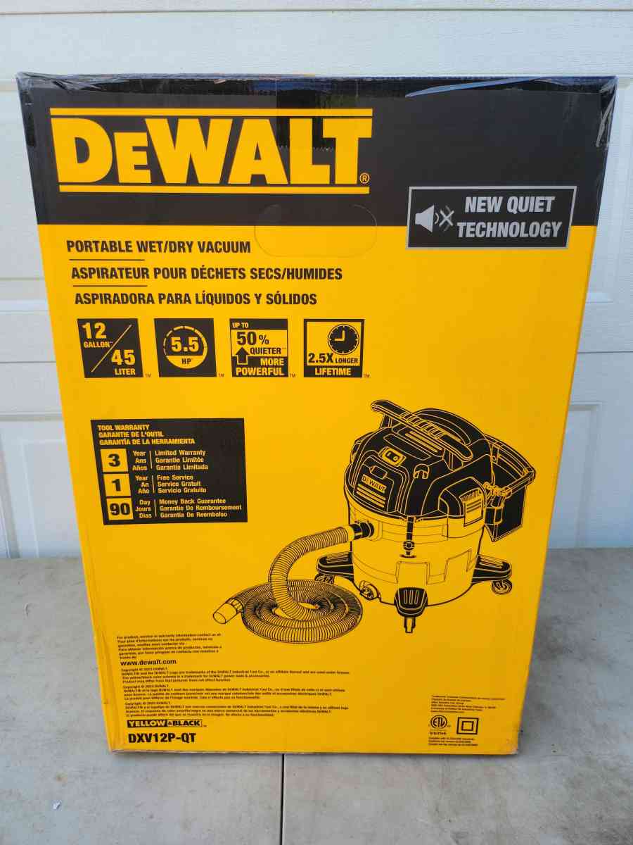 Dewalt Stealthsonic Quiet Wet Dry Shop Vacuum