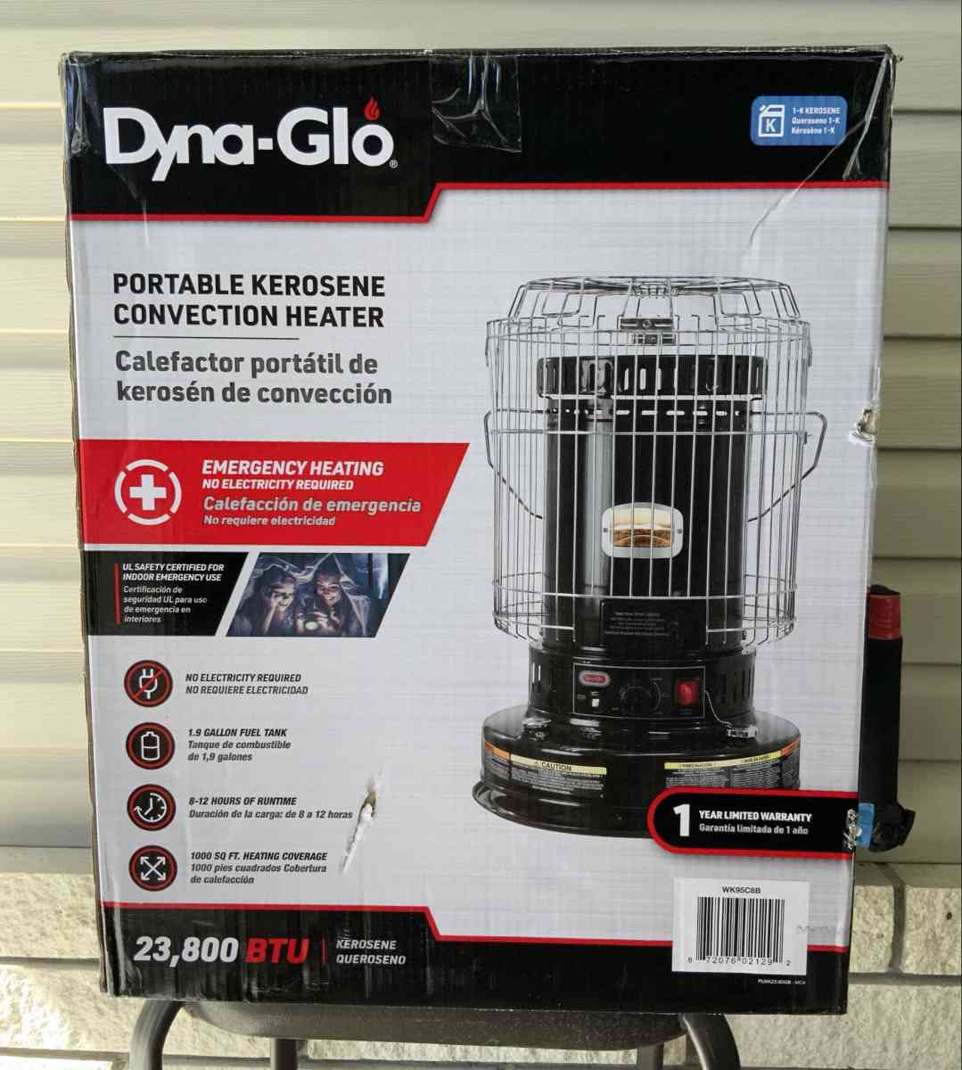 DynaGlo Portable Kerosene Convection Heater
