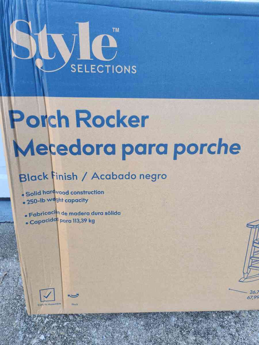 Style Selections Porch Rocker