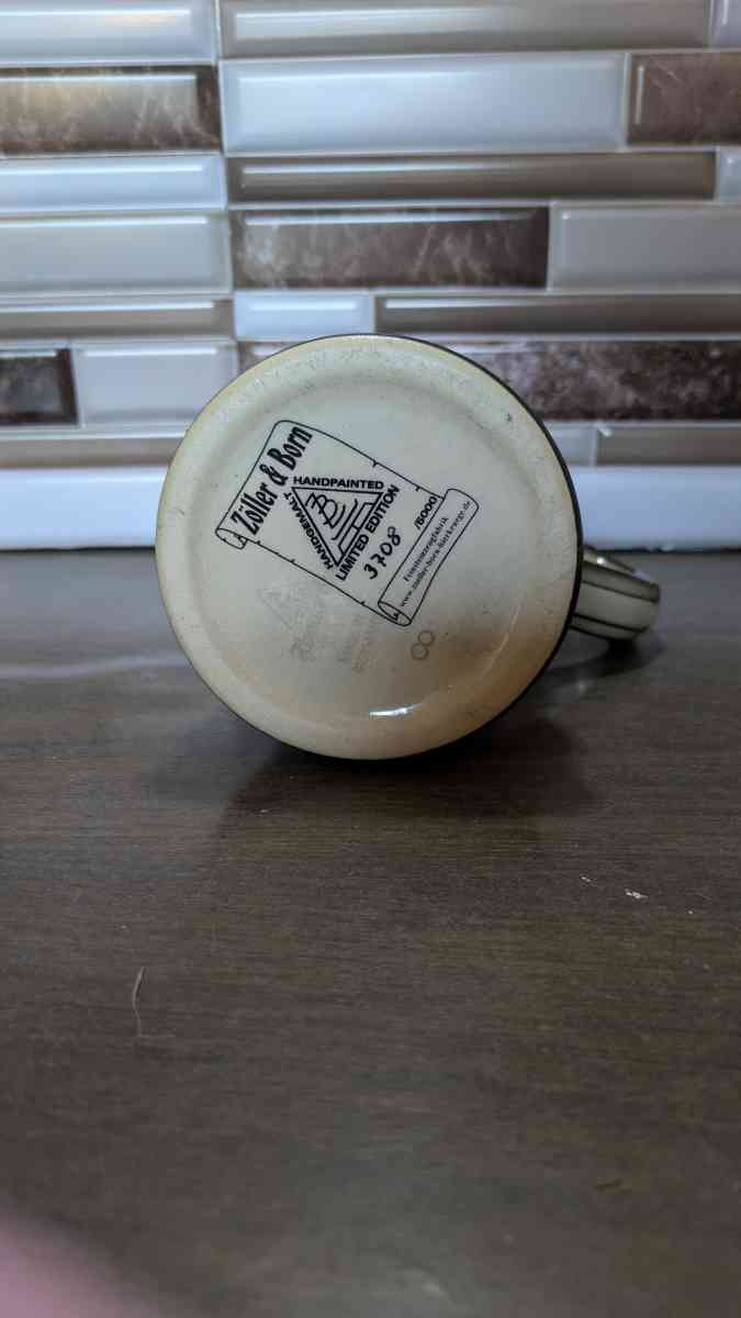 zoller born beer stein limited edition