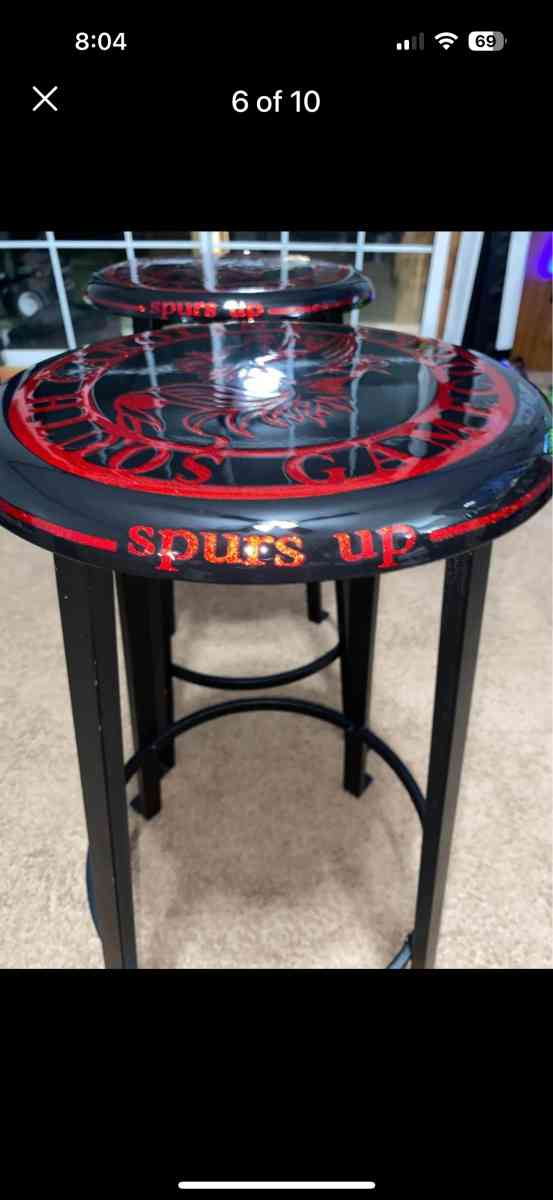 One of a kind Gamecocks Bar stools