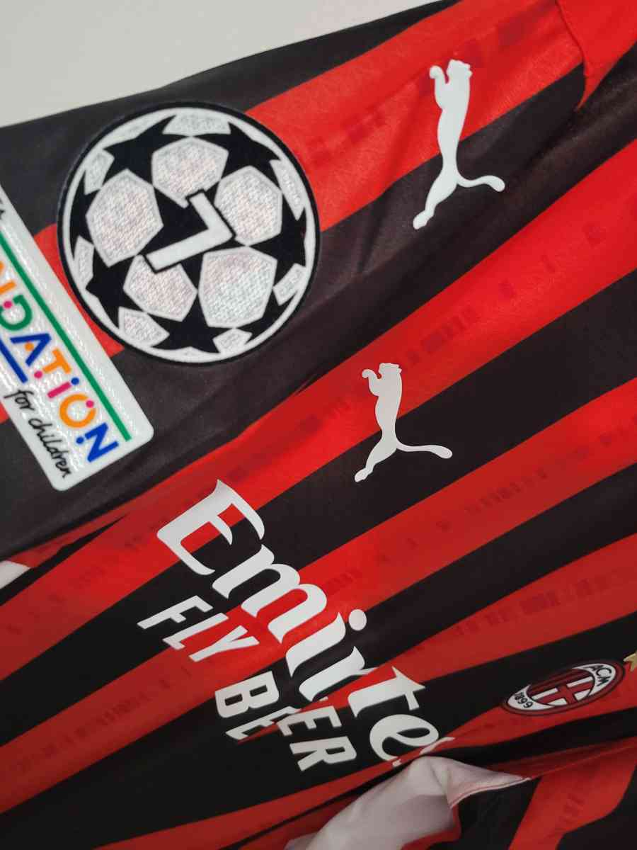 AC Milan Jersey Soccer 2025 Player Version Size M  XL  2XL