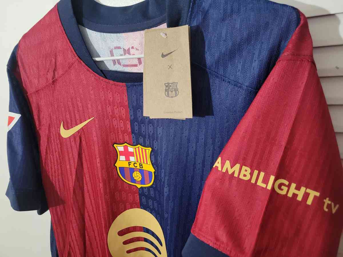 FCB Jersey Soccer Player Version Size L XL 2XL Lewandowski