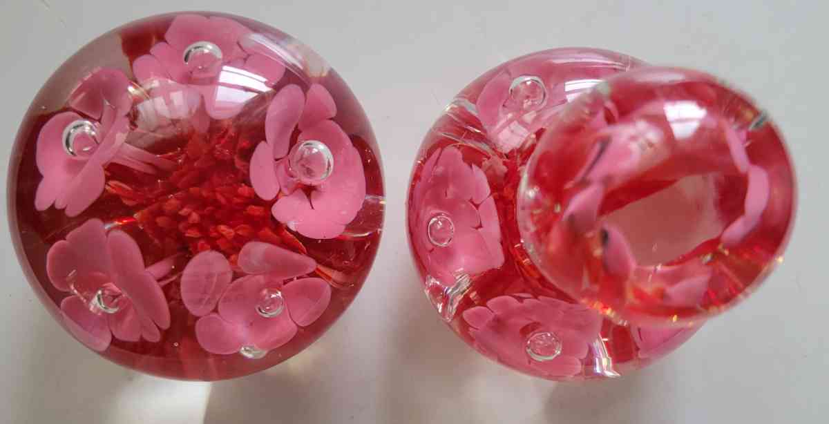 Vintage perfume bottle and paperweight