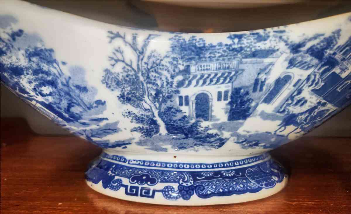 Victoria ware ironstone  pedestal bowl