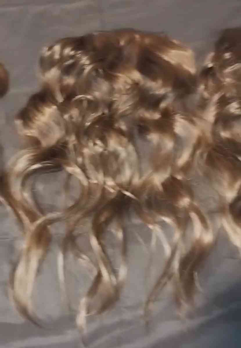 Brown Hair Extensions Clip in 7 piece set