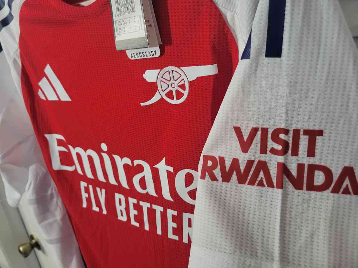 Arsenal Jersey Soccer 2025 Player Version Size M L Saka