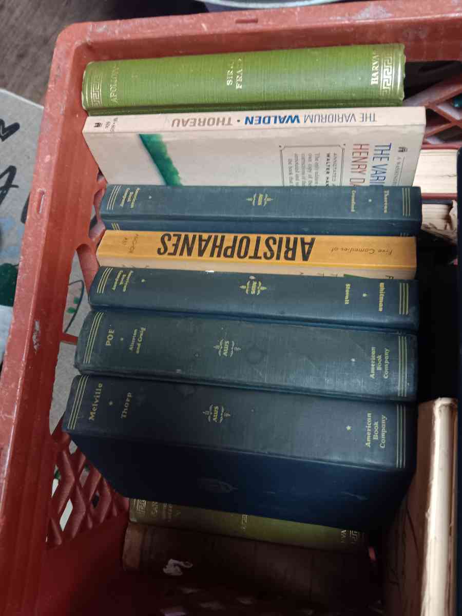 several antique books some from the 1900s