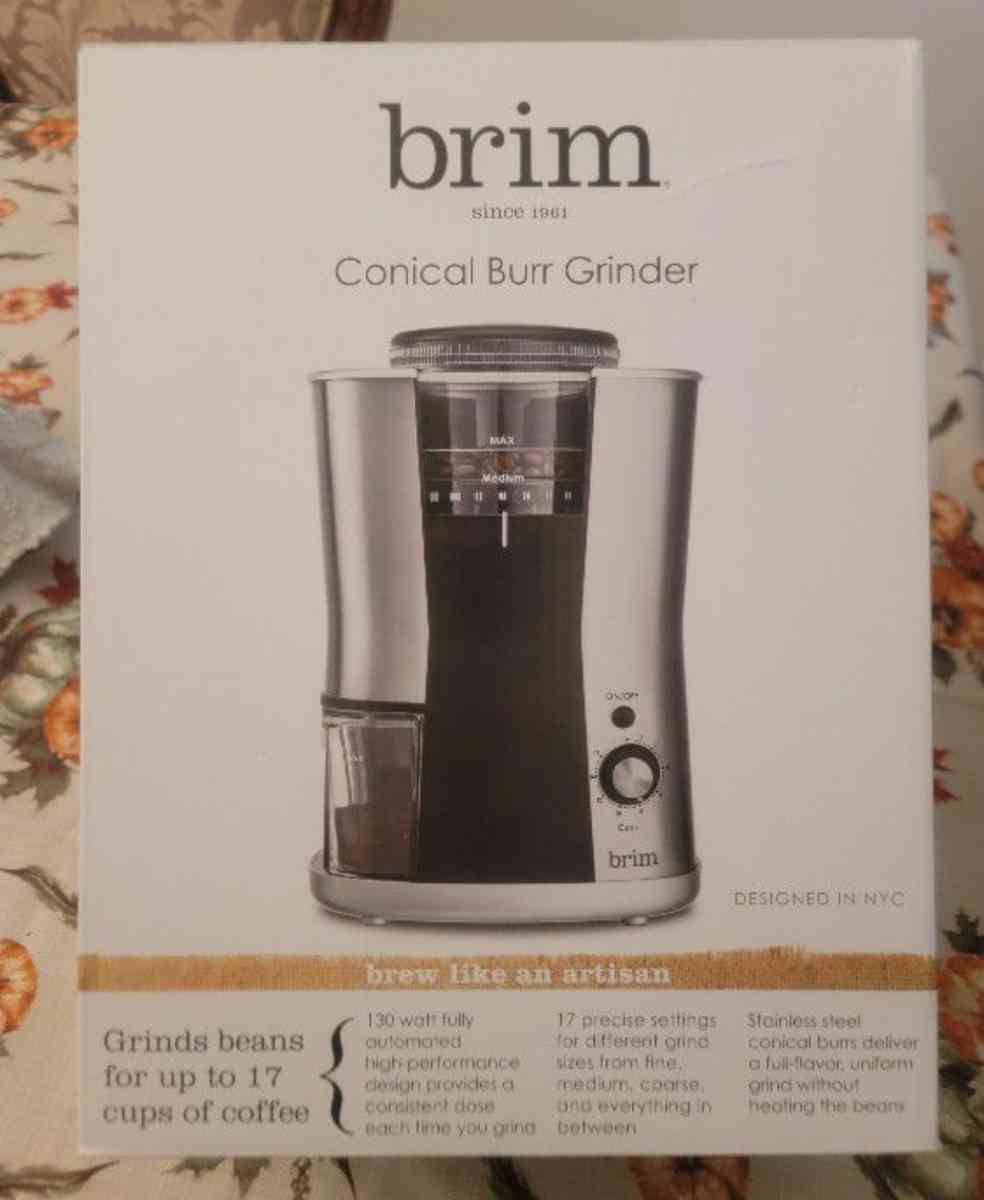 Brim Conical Burr Grinder  Coffee