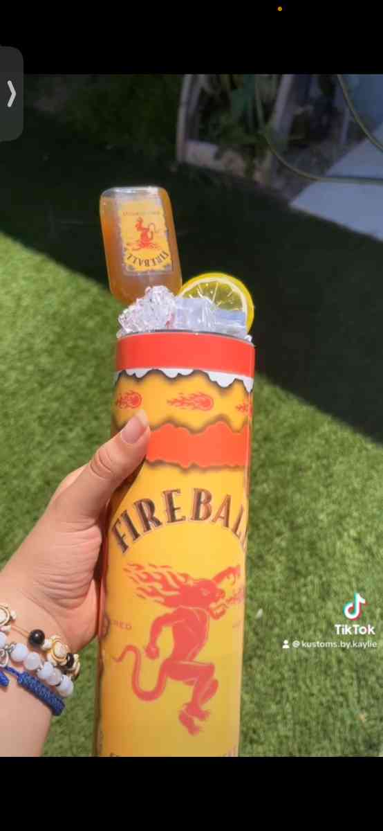 fireball tumbler 30oz
