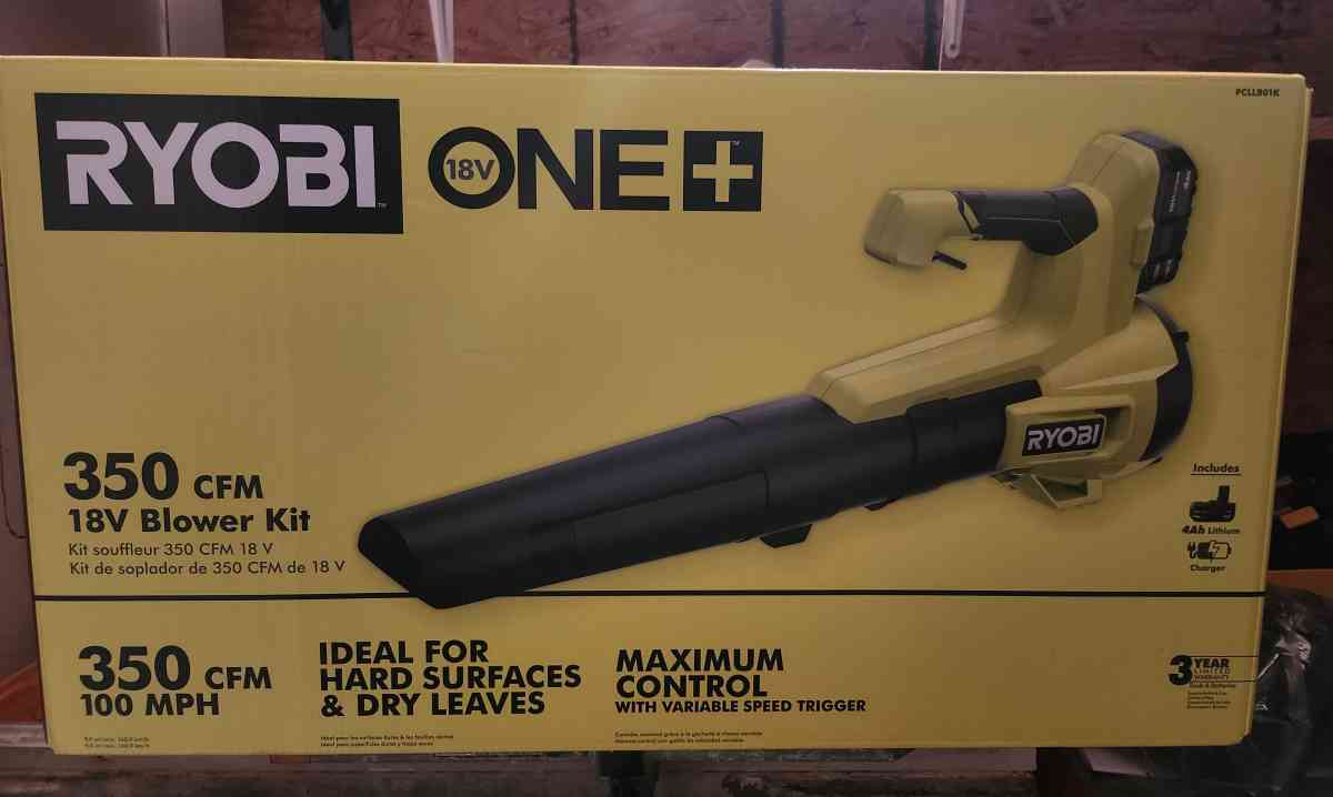 Ryobi 18v Blower Kit