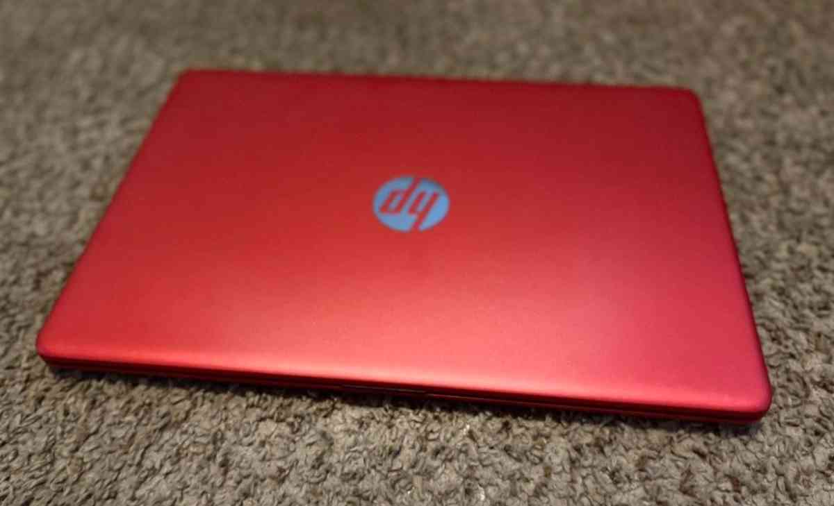 Red Hp Laptop