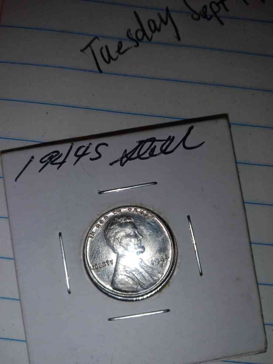 1944 s steel wheat penny