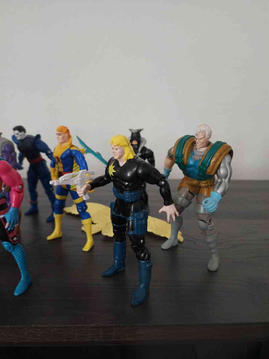 Vintage 1993 Marvel XMen Action Figure Collection