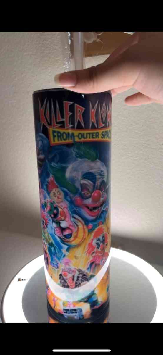 killer klowns 30oz tumbler
