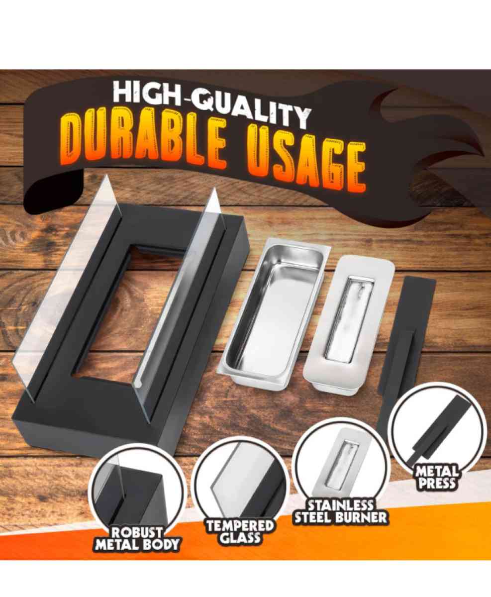 Mini table top fire pit bowl decor