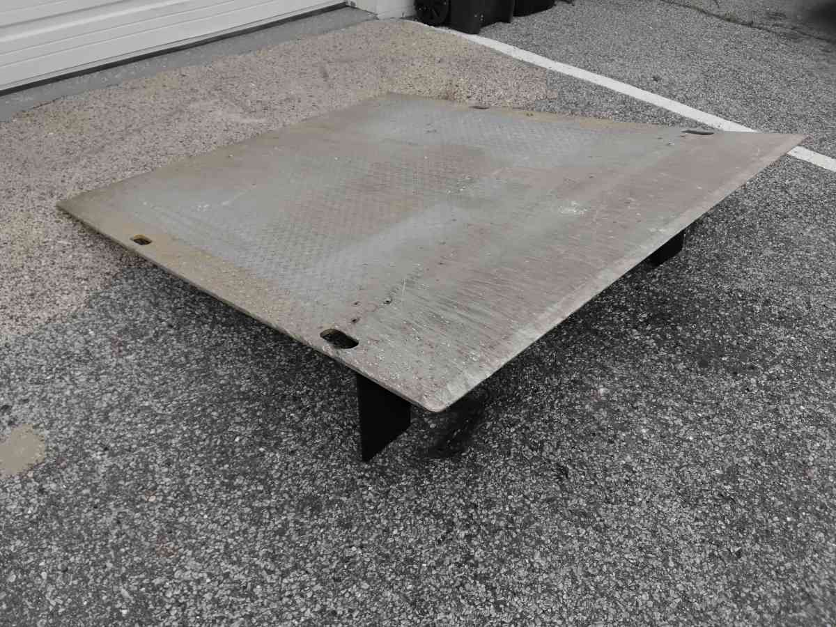 Nice All Aluminum Dock Plate with 4 Handles Like New