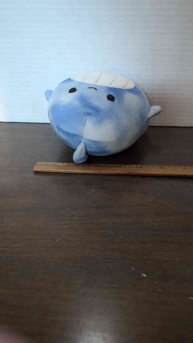 RARE Squishmallow 5 Samir Blue Tie Dye Whale Used perfect co