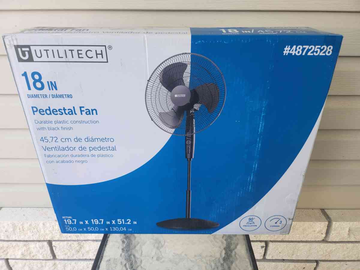 Utilitech 18 Inch Pedestal Fan