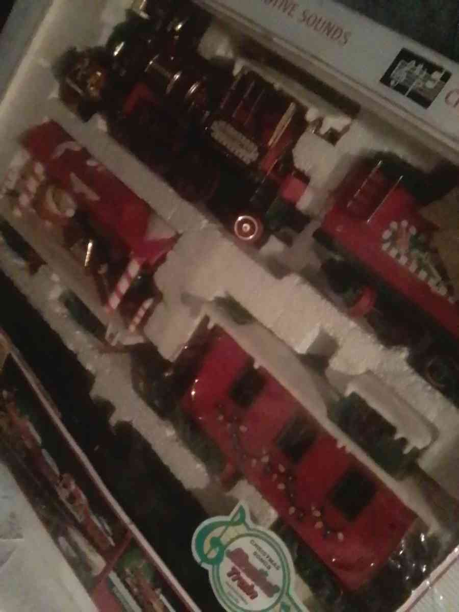 antique train in a box