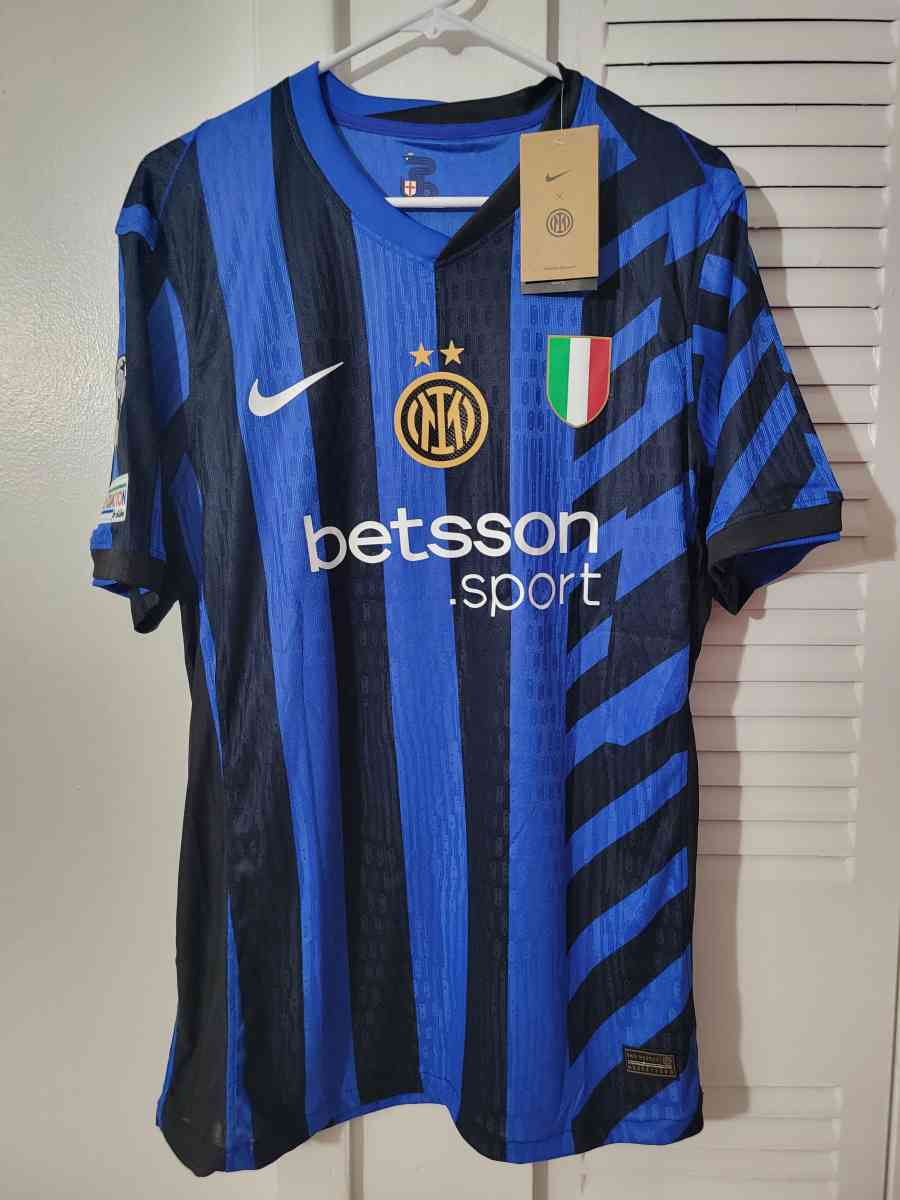 Inter Milan 2025 Soccer Jersey Player Version Size L XL 2XL