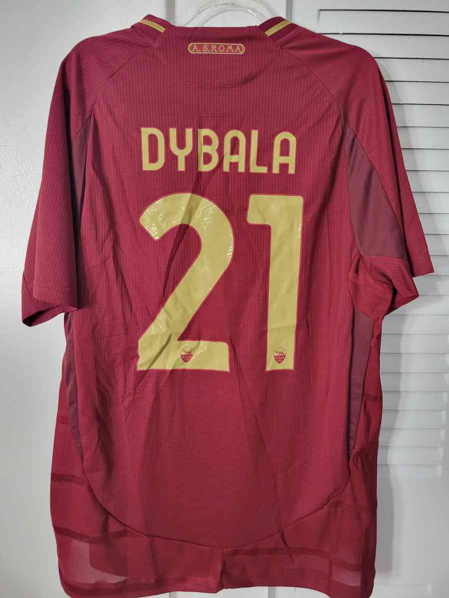 AS Roma Jersey Soccer 2025 Player Version Size 2XL Dybala