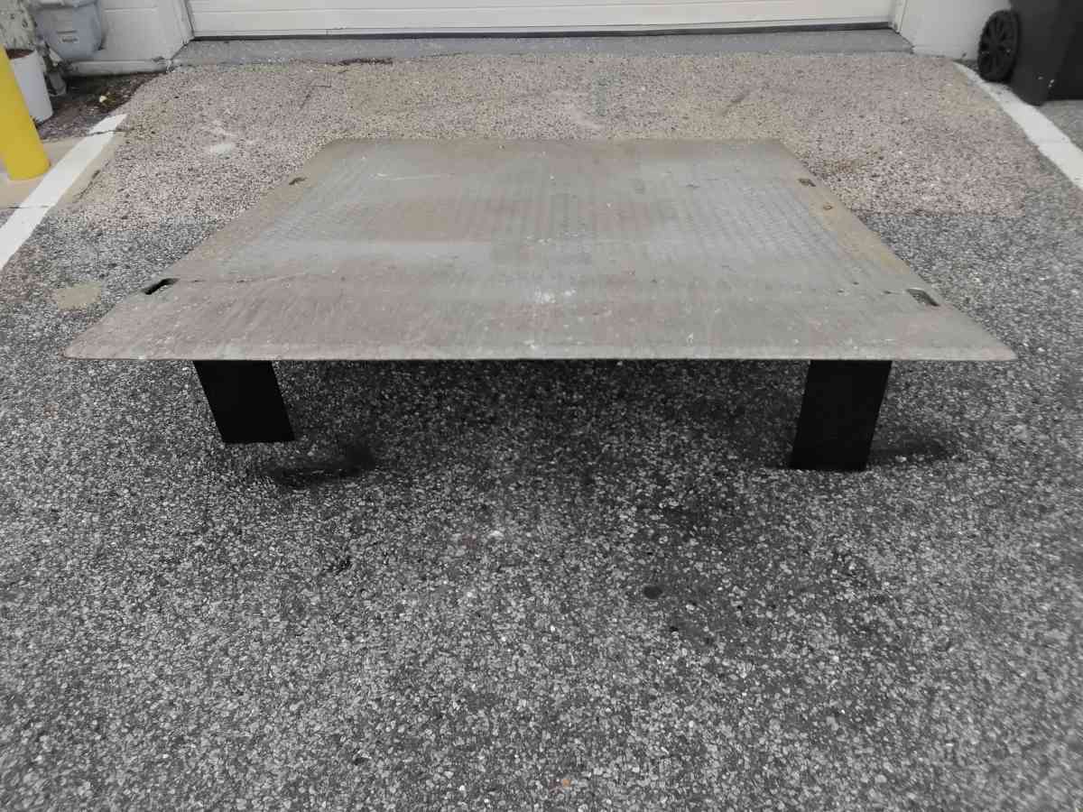 Nice All Aluminum Dock Plate with 4 Handles Like New