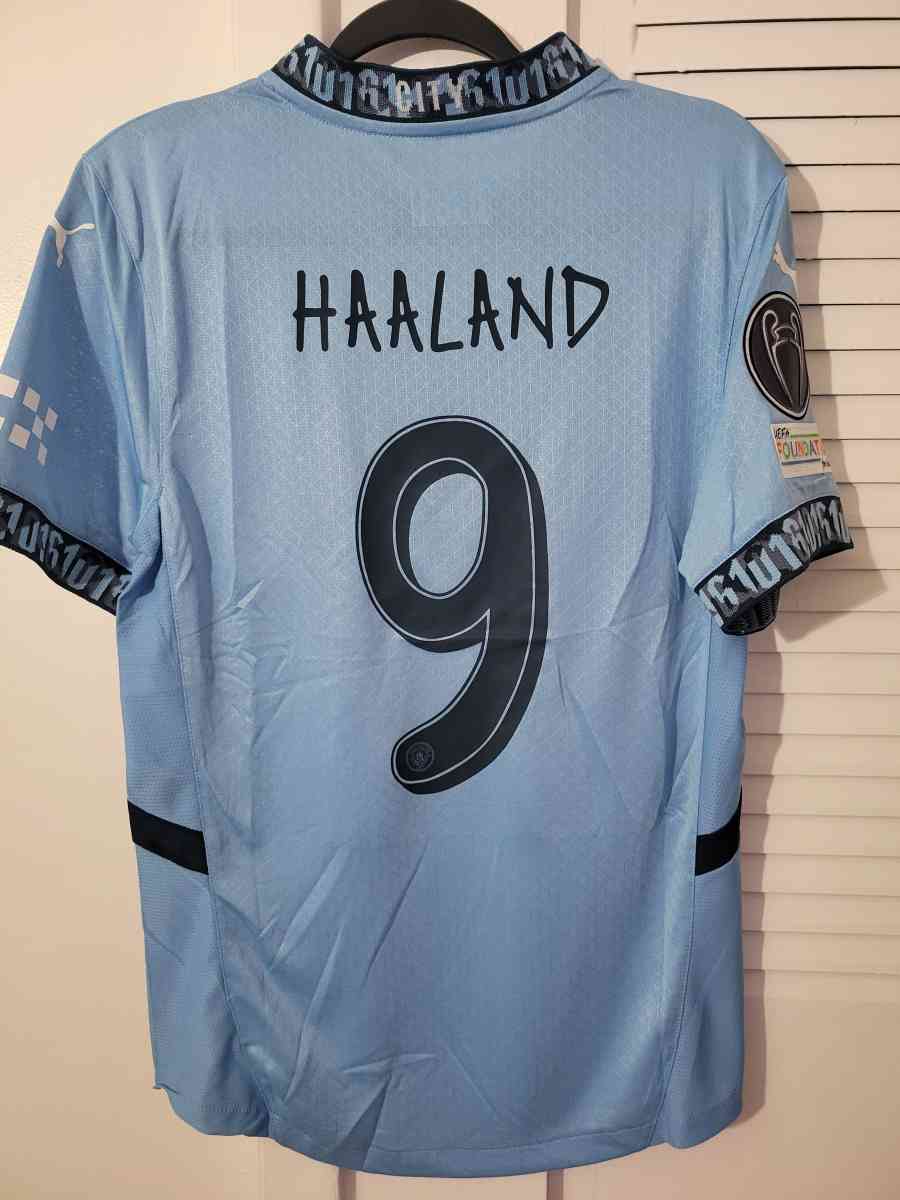 Manchester City Jersey Soccer 2025 Player Version Haaland