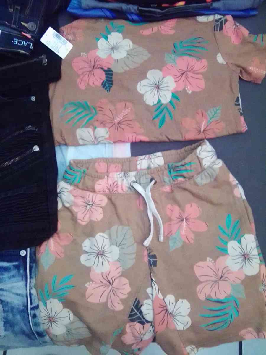 little boys bundle of clothes jeans shirts and boxer briefs