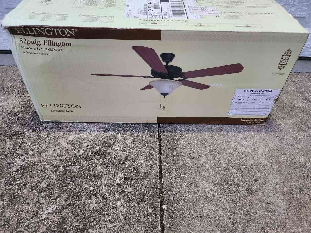 Ellington 52 Inch Ceiling Fan