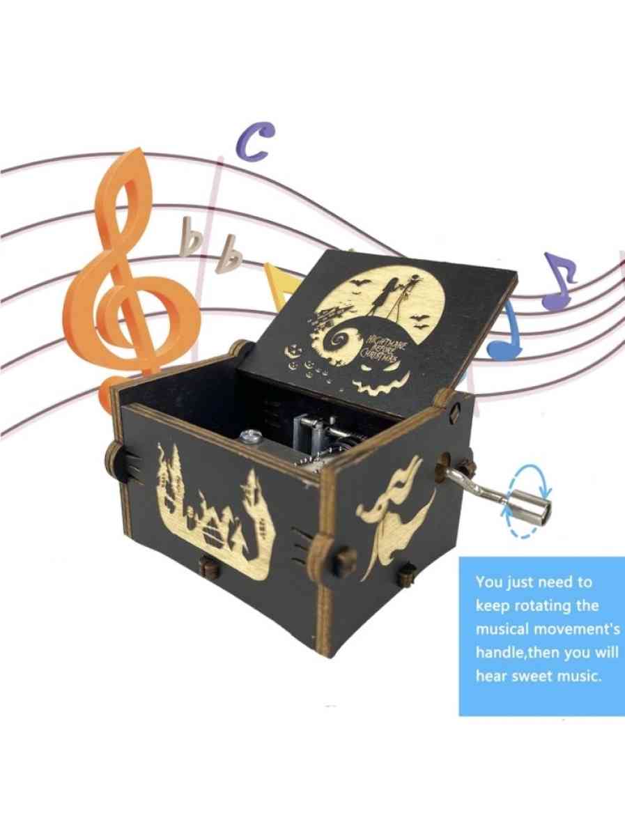 Halloween Musical Musical Wood Box