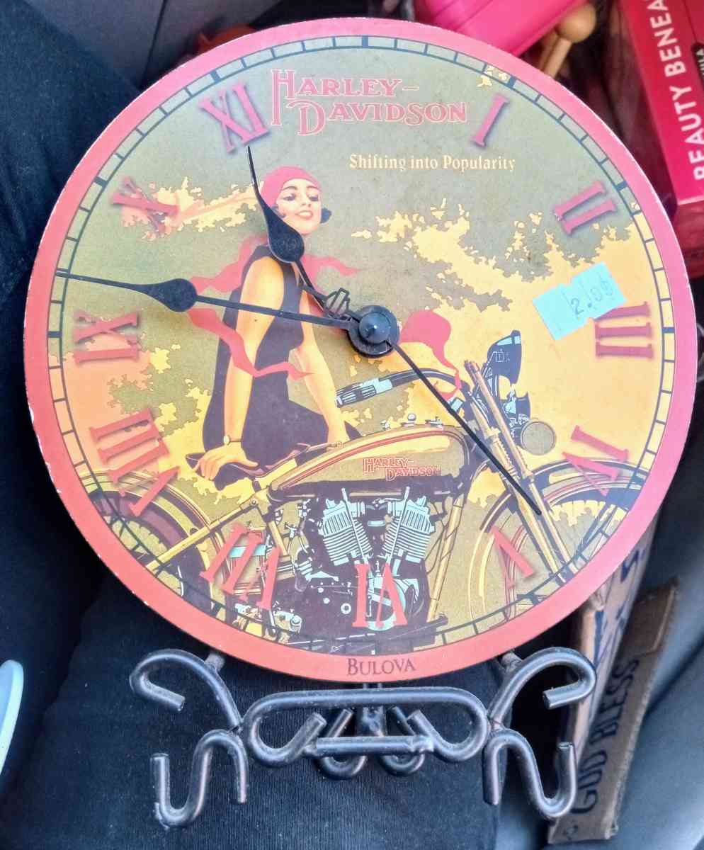 Harley Davidson Clock