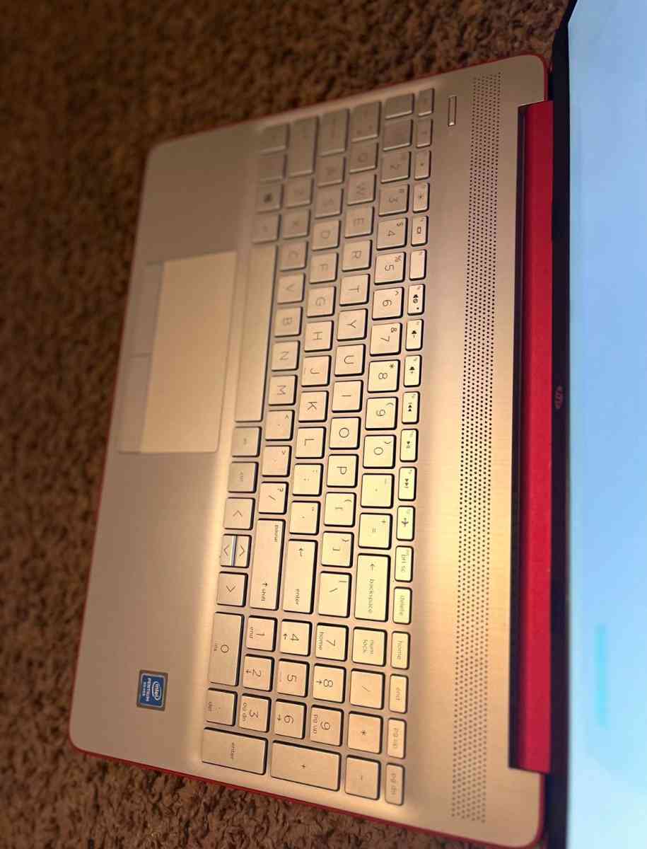 Red Hp Laptop