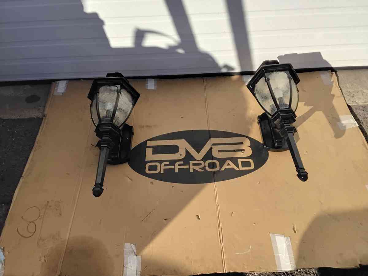 Nice Black Large Outdoor Lantern Style Look Like New