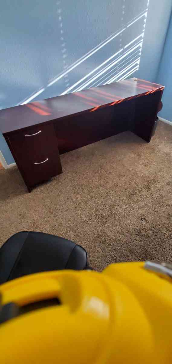 computer desk and chair