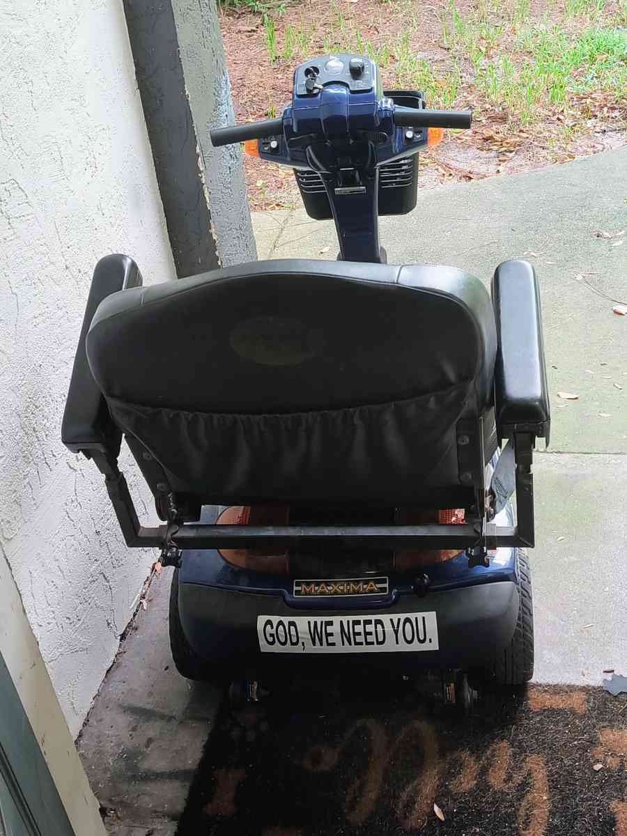 Blue And Black Pride Maxima Mobility Scooter